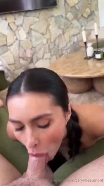 Caryn Beaumont BDSM Handcuffs Blowjob OnlyFans Video Leaked - #12