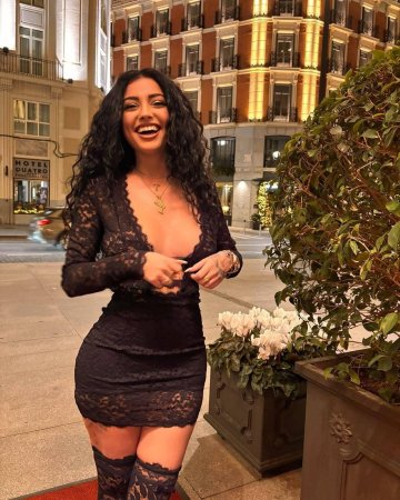 Malu Trevejo Sexy Lace Mini Dress Onlyfans Set Leaked - #3