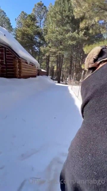 Annabgo Nude Winter Cabin Riding Sex OnlyFans Video Leaked - #15