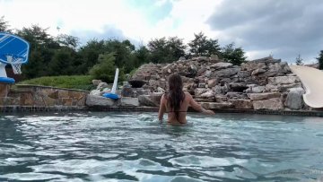 Christina Khalil Pool Boob Bouncing Onlyfans Video Leaked - #10