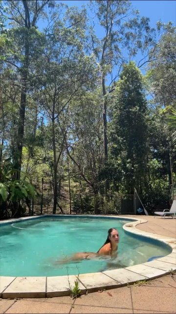 Emily Feld Poolside Bikini Dancing Sunroom Video Leaked - #5