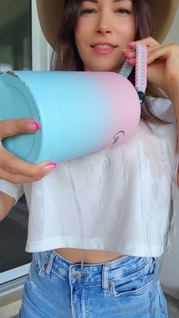 Alinity Nude Wet T-Shirt Cowgirl Onlyfans Video Leaked - #14