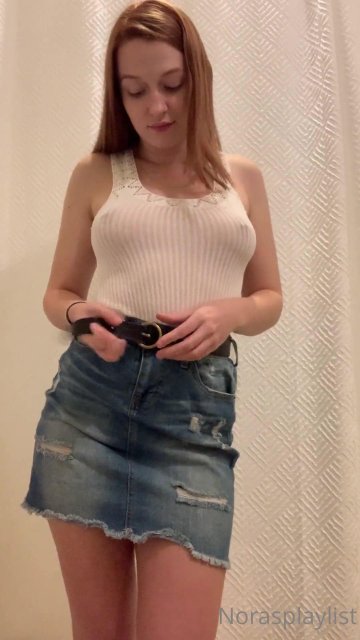 Nora Rivers Nude Skirt Strip Tease OnlyFans Video Leaked - #5