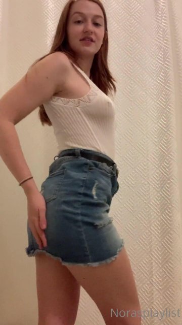 Nora Rivers Nude Skirt Strip Tease OnlyFans Video Leaked - #7