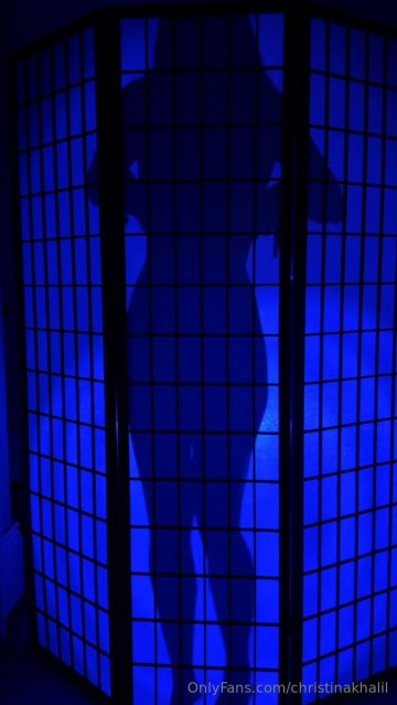 Christina Khalil Silhouette Striptease Onlyfans Video Leaked