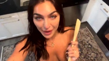 Emily Rinaudo Nude Kitchen OnlyFans Livestream Leaked - #7