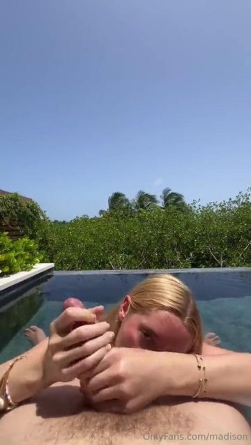 Madison Moores Nude Pool Blowjob OnlyFans Video Leaked - #2