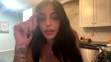 Emily Rinaudo Nude Kitchen OnlyFans Livestream Leaked - #25