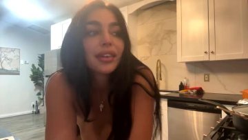 Emily Rinaudo Nude Kitchen OnlyFans Livestream Leaked - #24