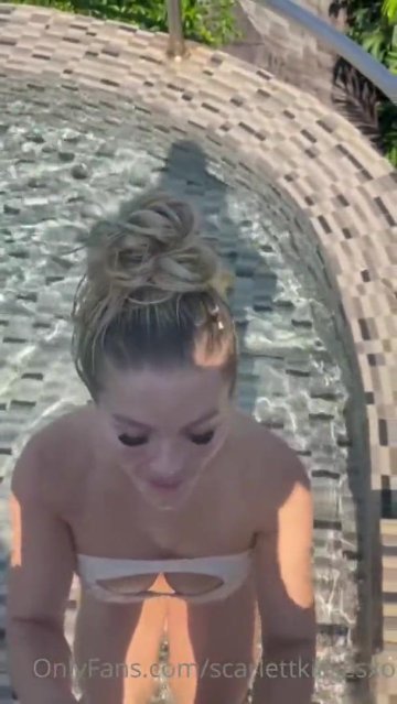 ScarlettKissesXO POV Outdoor Blowjob OnlyFans Video Leaked - #15