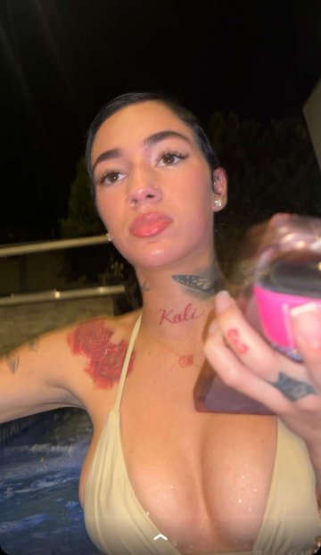 Bhad Bhabie Sexy Wet Pool Bikini Onlyfans Set Leaked - #2