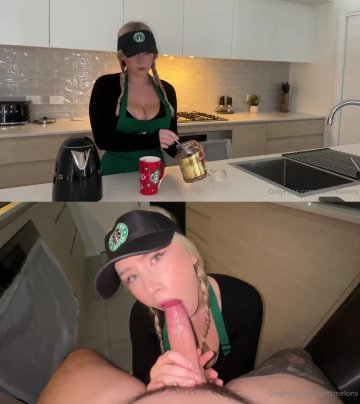 WettMelons Nude Starbucks Role Play OnlyFans Video Leaked