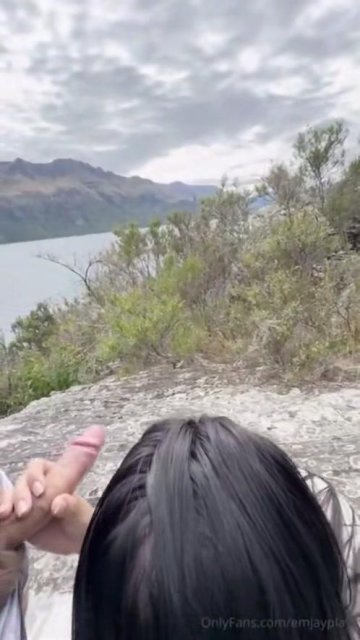 Emily Rinaudo Outdoor POV Blowjob OnlyFans Video Leaked - #2